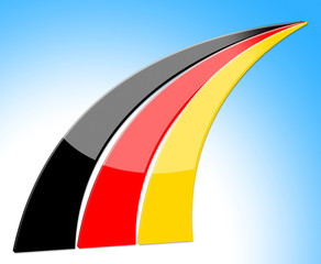Flag Germany Represents Nation Deutch And Nationality