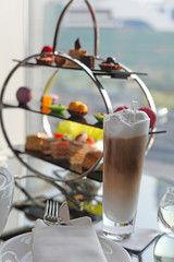 iced coffee and drink