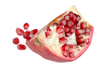 Ripe pomegranate fruit