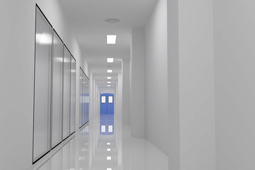 Corridors For Clean room pharmaceutical plant