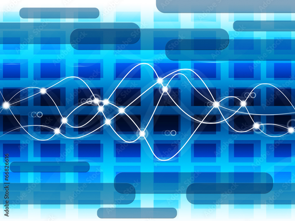 Poster Background Grid Means Abstract Pattern And Electricity