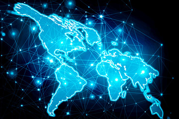 Obraz premium Best Internet Concept of global business from concepts series
