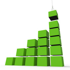 Fototapeta premium Construction Growth Means Building Activity And Development