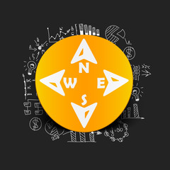 Drawing business formulas: compass