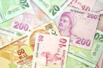 Turkish banknotes. Turkish Lira ( TL )