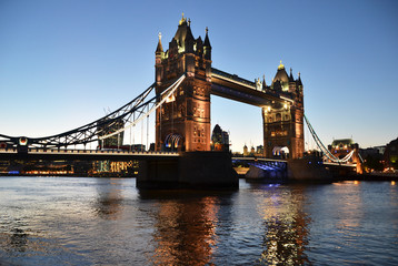 Tower bridge in London