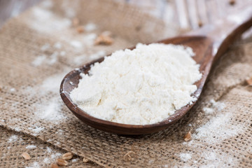Fototapeta na wymiar Portion of Wheat Flour