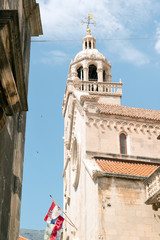 St Mark Cathedral in historic Korcula, Croatia