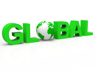 Globe Global Indicates Worldwide Corporate And Commerce