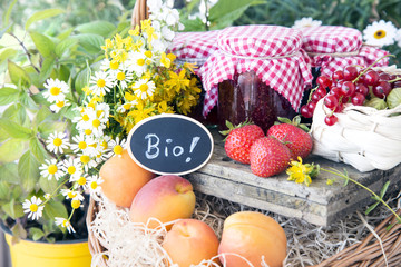 Verschiedene Bioprodukte