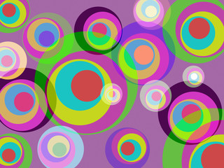 Circles Color Represents Round Abstract And Multicoloured