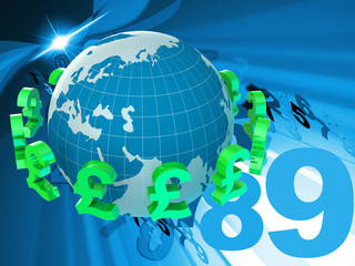 Pounds Forex Represents Foreign Currency And Fx