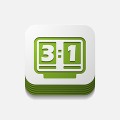 square button: score board