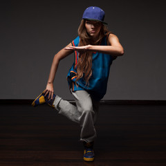 girl hip-hop dancer