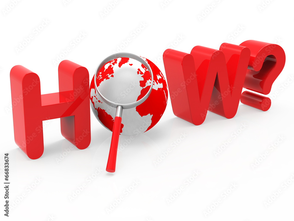 Poster magnifier how means problems asking and solution