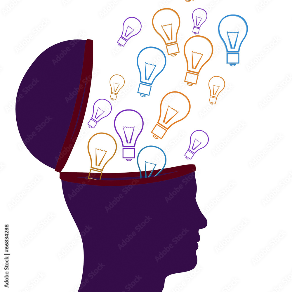 Poster think idea indicates thoughts consider and considering
