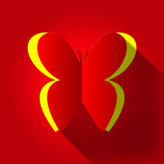 Nature Butterflies Represents Green Animal And Scenic