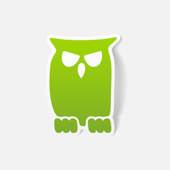 realistic design element: owl