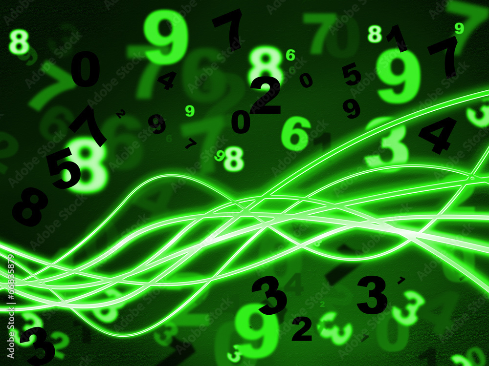 Aufkleber mathematics numbers means learn learned and numerical