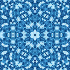 Background with blue abstract pattern