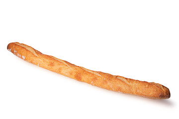 French french baguette isolated on white background