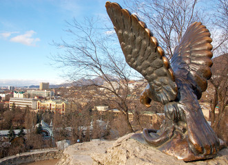 Eagle sculpture - Symbol of Pyatigorsk, Russia