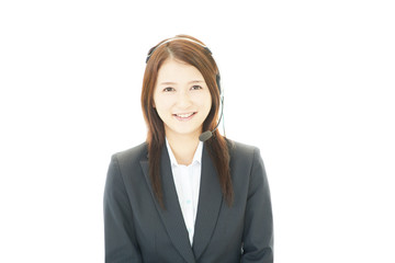 笑顔のオペレーター