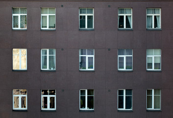 Fototapeta premium Exterior of an apartment or office block