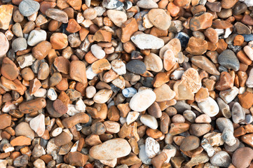 Colourful pebbles as a background