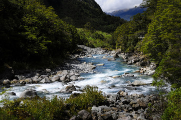 Fototapeta na wymiar River in New Zealand