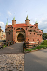 Fototapeta premium Kraków - Barbakan