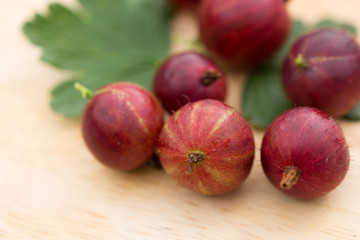 Reife Stachelbeeren
