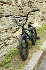 Fototapeta na wymiar BMX bike at park
