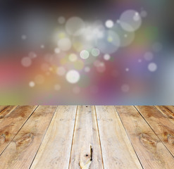 Wood abstract Bokeh background