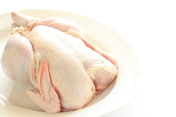 prepared chicken for cooking image