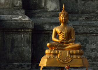 buddha statue in temple buddhism