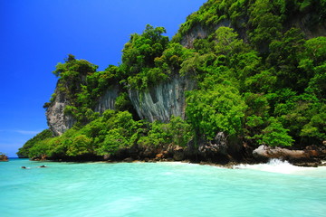 Plakat The clear sea at Phi Phi south island of Thailand