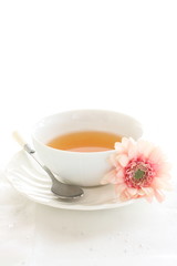 Fototapeta na wymiar English tea and brown sugar