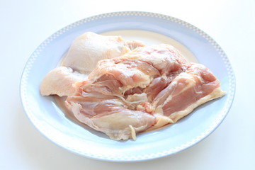 freshness prepared chicken on dish