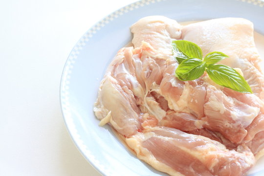 freshness prepared chicken on dish