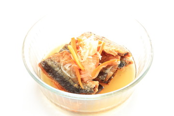 Marinated Pacific sauce with sweet and sour sauce