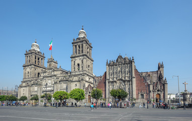 Fototapeta na wymiar Metropolita Katedra Wniebowzięcia NMP w Meksyku.