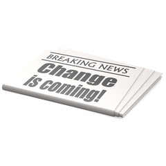 Newspaper change is coming