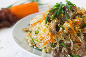 Fried vermicelli noodle  Pad Wun Sen 