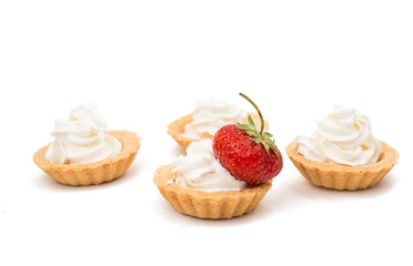 Tasty tartlet with strawberries