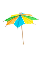 cocktail umbrella isolated