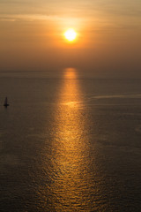Fototapeta premium Sunset at Laem Phrom Thep