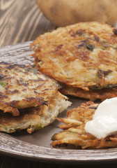 Potato flapjack (draniki)