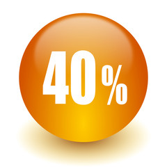 40 percent icon