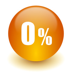0 percent icon